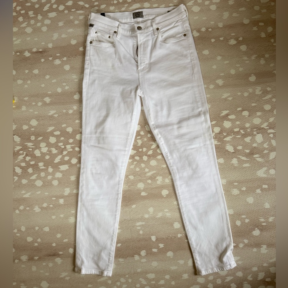 Citizens of Humanity High Rise Rocket Crop Skinny Jeans